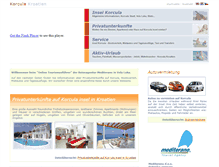 Tablet Screenshot of korcula-kroatien.com